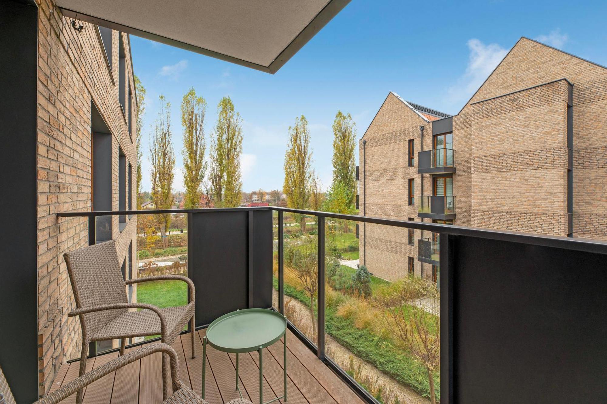 Front Park Apartments With Parking By Lion Apartments Gdańsk Exterior foto